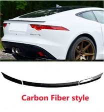 Carbon Fiber Style For 14-17 Jaguar F Type 3 Parts Rear Duckbill Spoiler Wing
