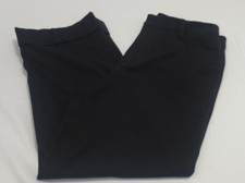 Womens Nine West Black Dress Pants Cropped Size 10