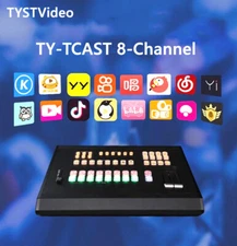 TYST TY-TCAST 8-Channels SDI HDMI Tally IP REC Live Streaming Video Switcher 