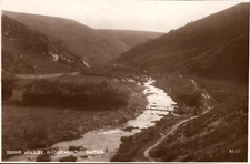 Doone Valley, Badgeworthy Water Real Photo Postcard RPPC UNPOSTED.