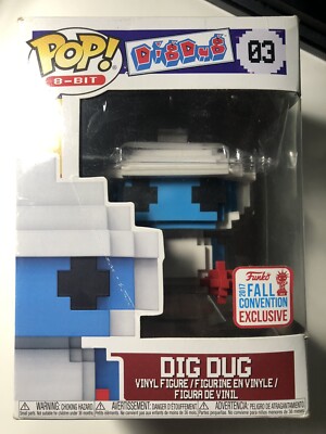 Funko PoP! 8 BIT-DIG DUG #03 FALL CONVENTION EXCLUSIVE 2017 RARE