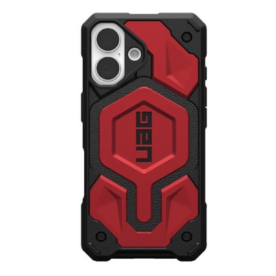 UAG Monarch Pro Apple iPhone 16 (6.1') Rugged Case - Crimson (114458119494), 25f