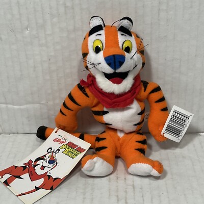 Kellogg's Bean Bag Breakfast Bunch Tony The Tiger Mini Plush NWT Vintage 1997