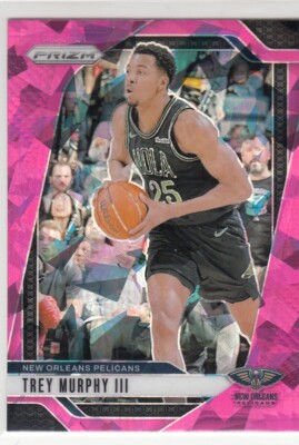 2024-25 Panini Prizm Parallel Cracked Ice Pink TREY MURPHY III #173 Pelicans