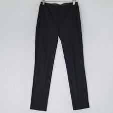 Tahari Pants Womens 2 Black Stretch Pull On Classic Mid Rise Business Casual