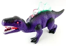 Windy City Novelties LED Light Up and Walking Realistic Dinosaur with Sound