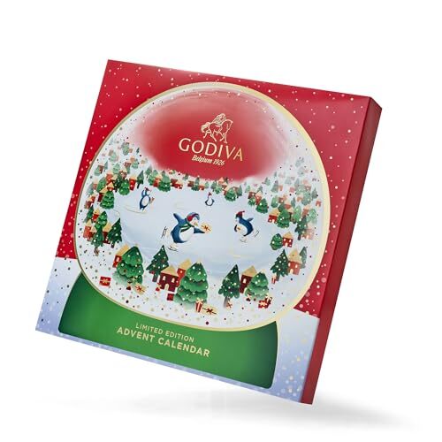 Calendario de Adviento Globo de Nieve 2024 Deluxe - Edición Limitada 24 Piezas Leche Oscura Ch...