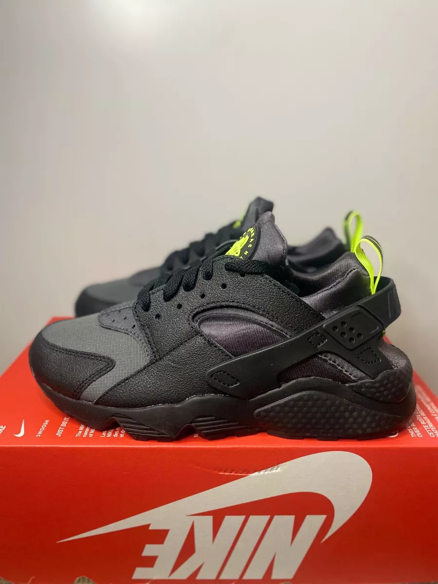 Nike Air Huarache UK 5.5 UK 6 Black Volt DZ4499 001 Low Top