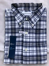 NWT Men Saddlebred® Long Sleeve Oxford Plaid Button Down Shirt Sz S/M/L/2XL