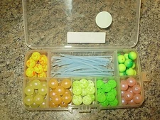 NEW!! COMBO 10mm TROUT & STEELHEAD BEST SELLERS BEAD BOX 30 PACK BEAD PEGS!!