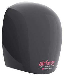 World Séchoir J-162A3 Sèche-mains automatique Airforce, noir 110-120V (J-162)