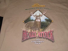 TEAM REALTREE HUNTER hunting MONSTER BUCKS SERIES T-SHIRT. GREEN S/S ADULT L