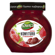 5900397012646 Łowicz Konfitura extra z truskawek o obniżonej zawartości cukrów 2