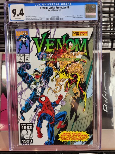 Venom: Lethal Protector #4 1st Scream CGC 9.4 (1993) Michelinie Lim