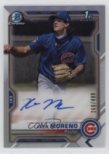 2021 Bowman Chrome Prospect Auto Refractor /499 Koen Moreno #CPA-KMO Auto z7d