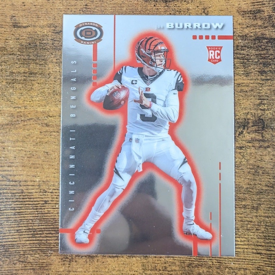 2020 Panini Chronicles Dynagon Joe Burrow #D-1 Rookie RC Bengals Quarterback NFL
