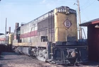 Original Slide- EL Erie Lackawanna U25B 2502 Rear View At Cleveland,OH 2/72