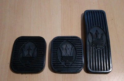 Maserati Biturbo Ghibli Set Gummi Pedale Bremse Kupplung Beschleuniger
