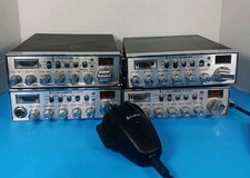 Lot of 4 Cobra CB Radios LTD Classic, LTD, Ltd WX Classic Power Tested W/ Mic