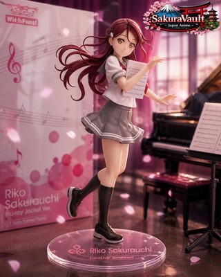 Bandai With Fans Riko Sakurauchi 1/7 Blu-ray Jacket Ver Love Live Sunshine...