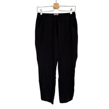 Marine Layer Pants Women's Size S Black Allison Casual Pull On Ankle Stretch