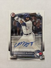 2025 Bowman Prospect Autographs Charles McAdoo 1st Auto Paper Blue Jays Call Up