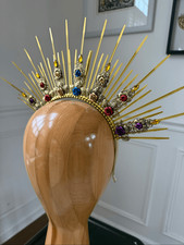 NIP New Goddess Crown Headband Sunburst Halo Day of the Dead Costume