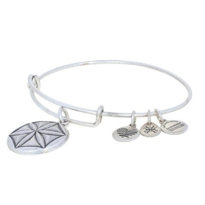 NEW Alex and Ani Aphrodite's Flower Bracelet - Silver Toned Adjustable Size