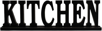 Rustic Wood Kitchen Sign Freestanding Wood Word Kitchen Decor Sign | Decorative
