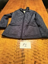 Esprit Jacket Womens SMALL BLUE  Quilted Puffer Coat  P1