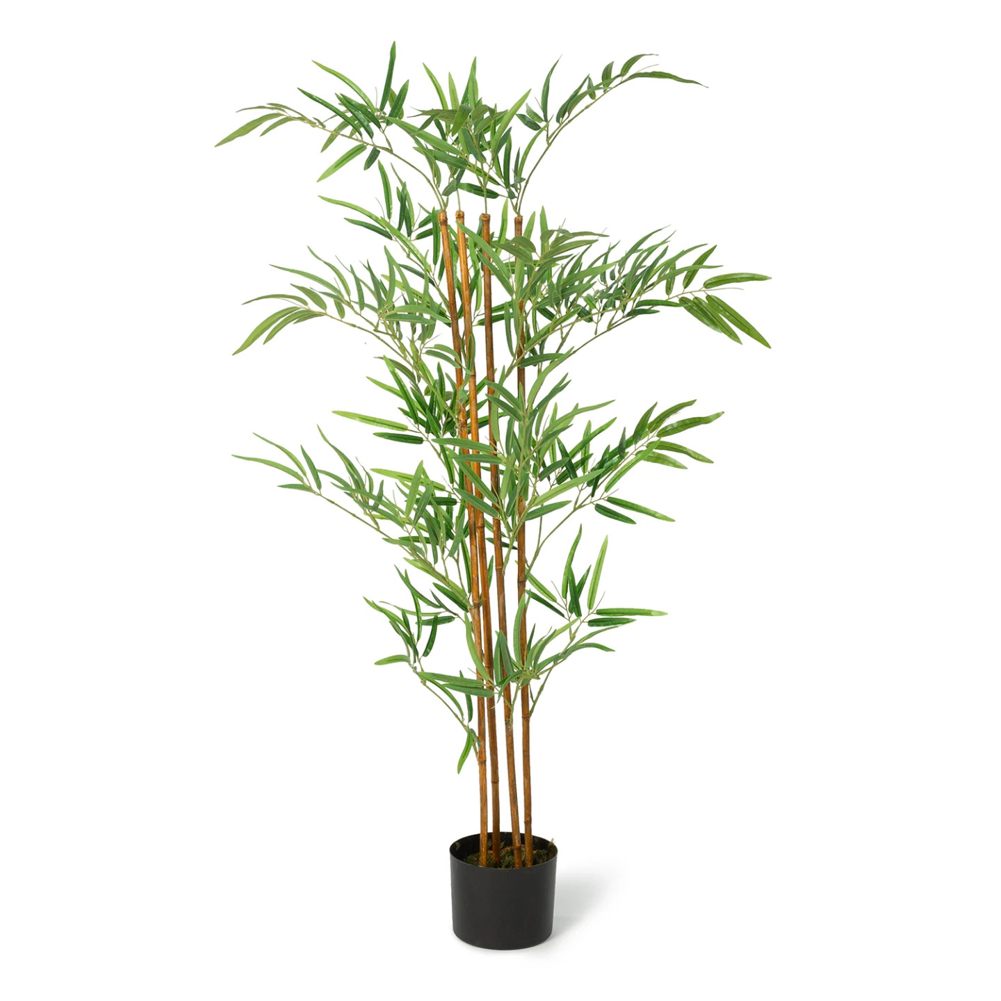 Bambou artificiel 120 cm en pot pour decoration interieure interieur
