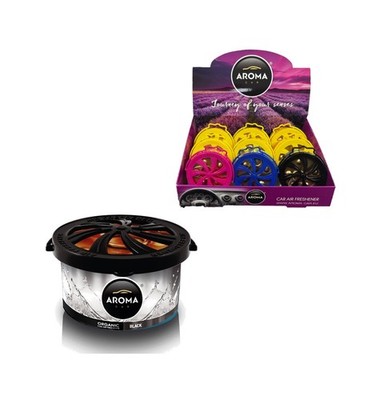AROMA CAR Air Freshener in a Tin ORGANIC