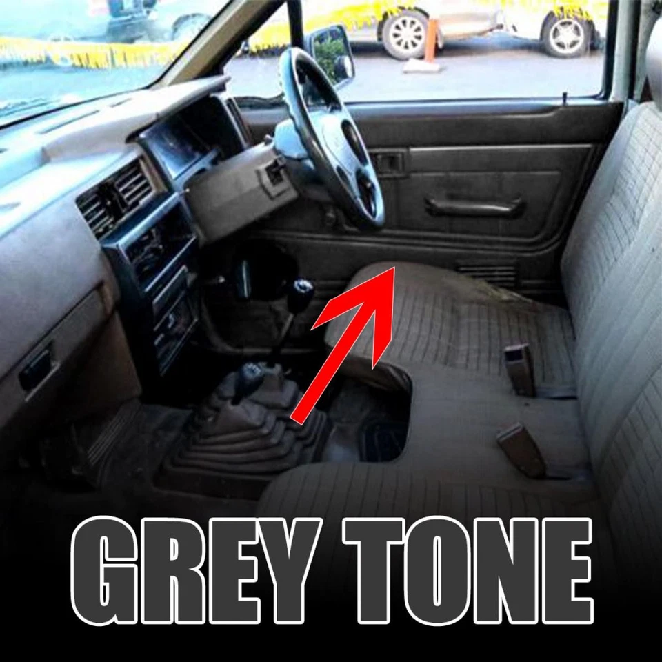 SET DOOR PANEL SIDE HANDLE LOCK INTERIOR LR FOR NISSAN D21 TD BDI PICKUP 87-90 - Image 3 of 4