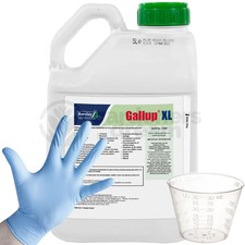 GALLUP XL 5L INDUSTRIAL PROFESSIONAL GLYPHOSATE WEEDKILLER 360g/L + CUP & GLOVES