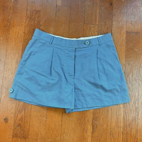 Chloé, Vintage Chloe Hergestellt in Italien Baumwolle Leinen Mix Shorts 30 Zoll Taille