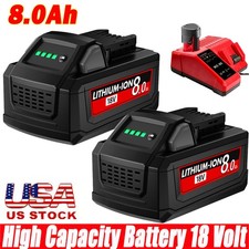 For Milwaukee 18v For M18 Battery 48-11-1860 48-11-1850 Lithium Battery/Charger