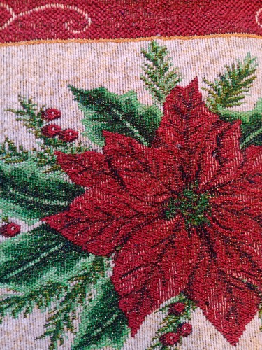 Christmas Poinsettia Place Mats Set Of 6 - Picture 4 of 5