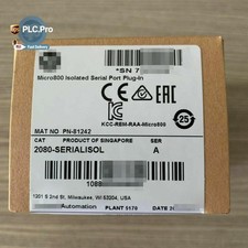 new~ Allen Bradley 2080-SERIALISOL Micro800 Isolated Serial Port Plug-In