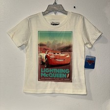 Lightning McQueen Cars Disney Pixar T-Shirt Toddler 3T new