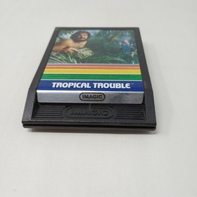 Tropical Trouble (Mattel Intellivision) Cartridge & Overlays
