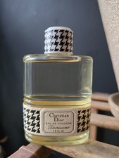 Vintage Christian Dior Diorissimo Eau de Cologne 1.8 oz Houndstooth Bottle