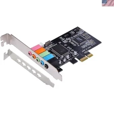 PCIe Sound Card for PC Windows,5.1 Internal Sound Card with Low Profile Brack...