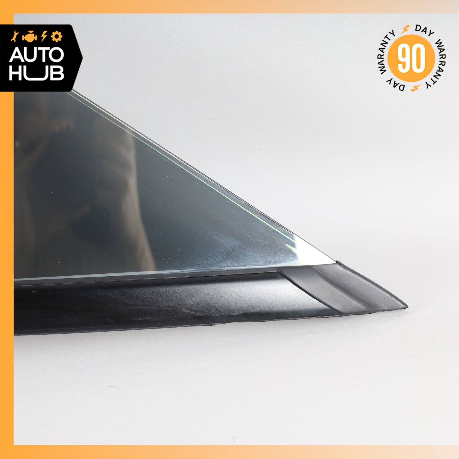 07-18 Bentley Continental GTC Front Left Side Door Vent Window Glass OEM 32k