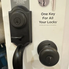 Montara Single Cylinder Door Handset  Entry Door Knob Venetian Bronze  95530-019