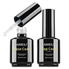 Cruelty Free Gel Nail Base and Top Coat Set 15ml