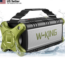 Portable Speakers Bluetooth Wireless, 90W Max Loud Outdoor Speaker with GREEN