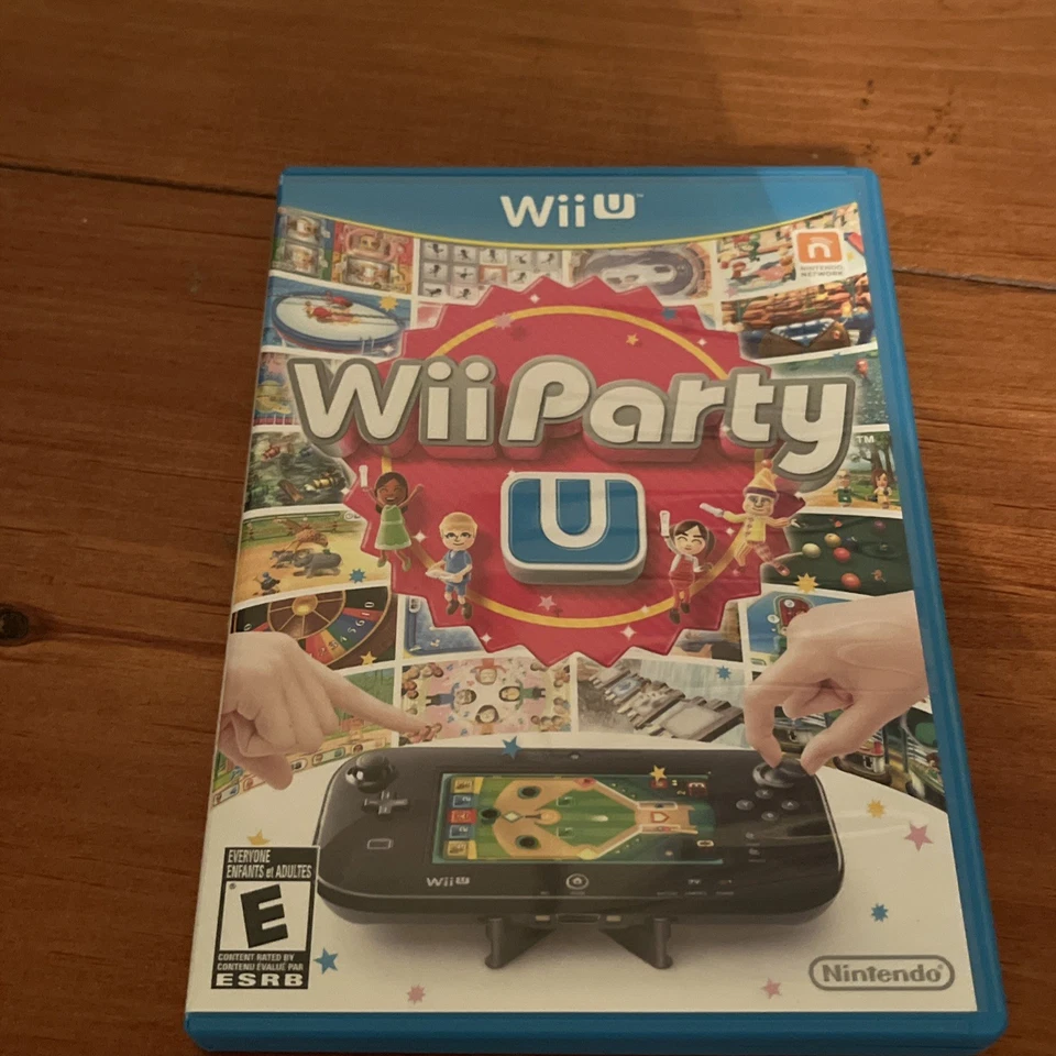 Wii Party U (Nintendo Wii U, 2013) Complete CIB W/ Wii Party U Gamepad Stand - Image 2 of 4