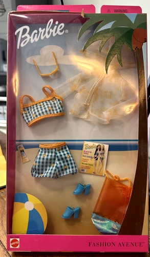 Vintage 2002 Barbie Fashion Avenue Splash Fashion Set Mattel 53986 New