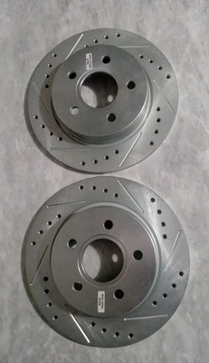 Power Stop Brake Rotors Drillled And Slotted AR85145XL / AR85145XR