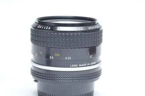 Nikon Nikkor-O Auto 35mm F/2 Ai Converted Wide Angle MF Lens from Japan (C2364) | Big Fish J